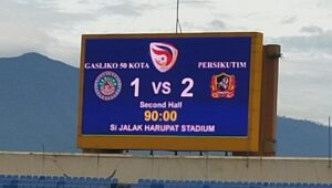 Laga Kedua Grop D, Persikutim Menang 2-1