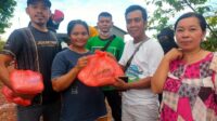 Kolaborasi Taruna Nusantara, HMI Sangatta Bantu Warga Terkena Banjir