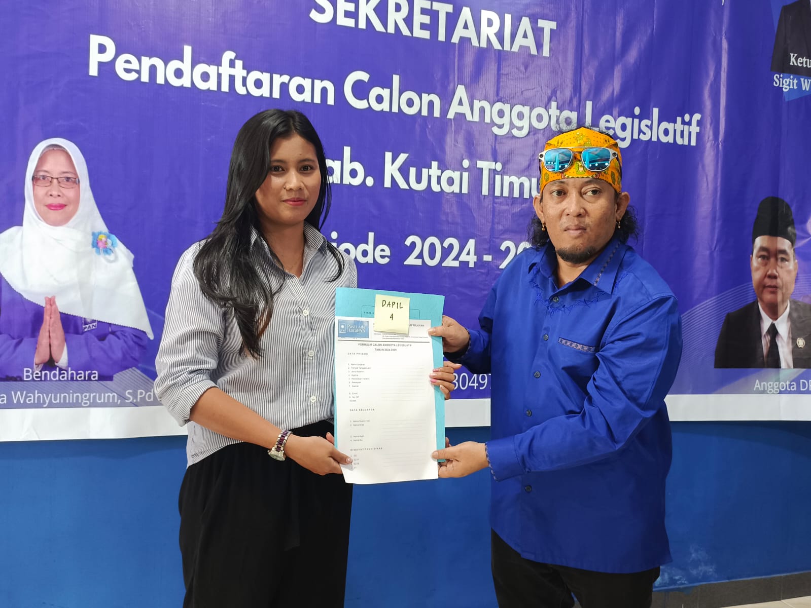 PAN Kutim Resmi Bukan Pendaftaran Calon Legislatif