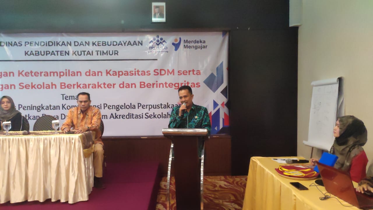 Disdik Kutim Gelar Pelatihan Kompetensi Pengelolaan Perpustakaan