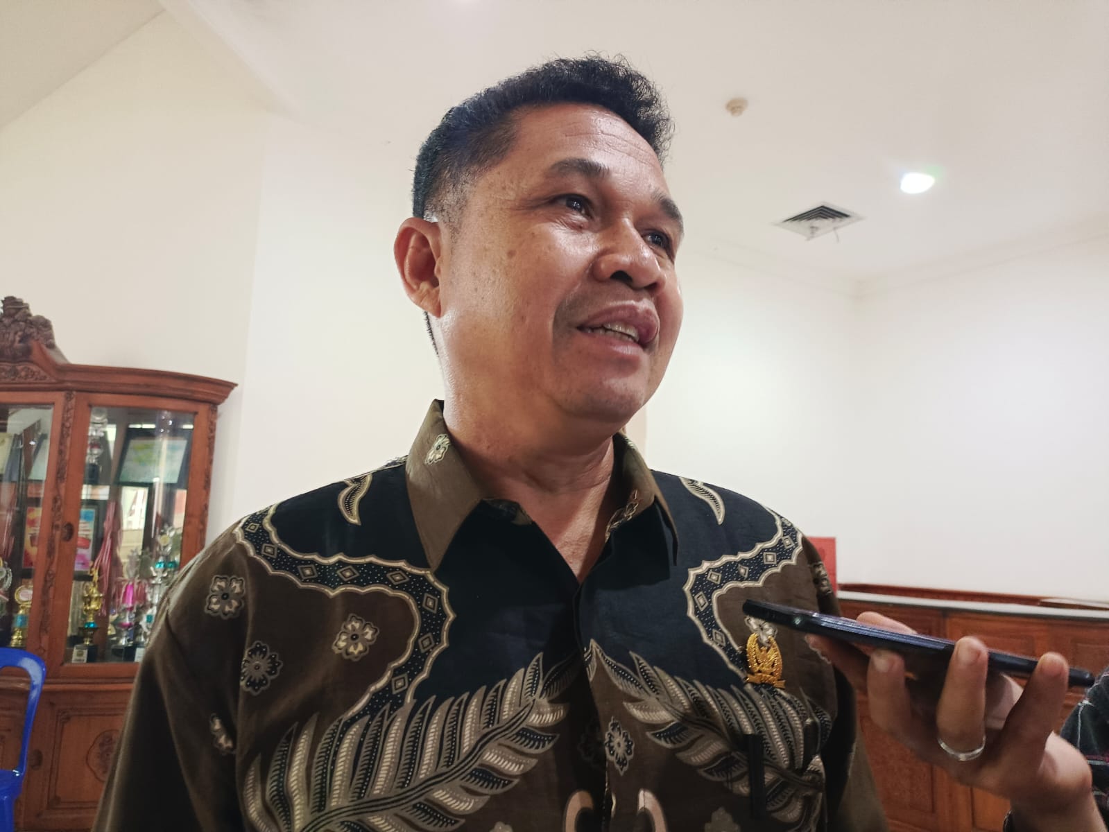 Drainase Warga Tebangan Lembak, Joni; Akan Kami Realisasikan