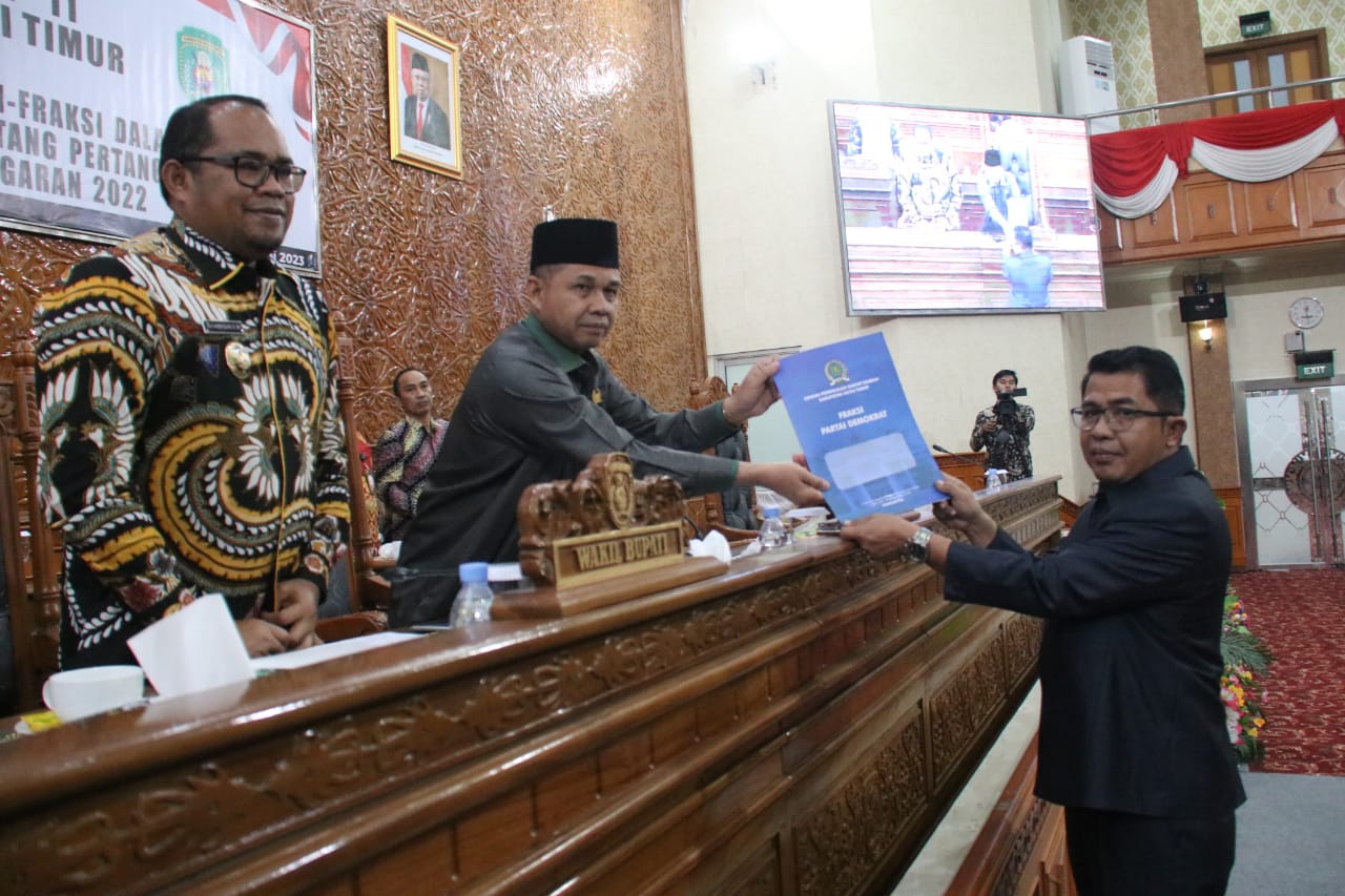 Fraksi Demokrat Soroti Tingginya Silpa APBD Kutim TA 2022