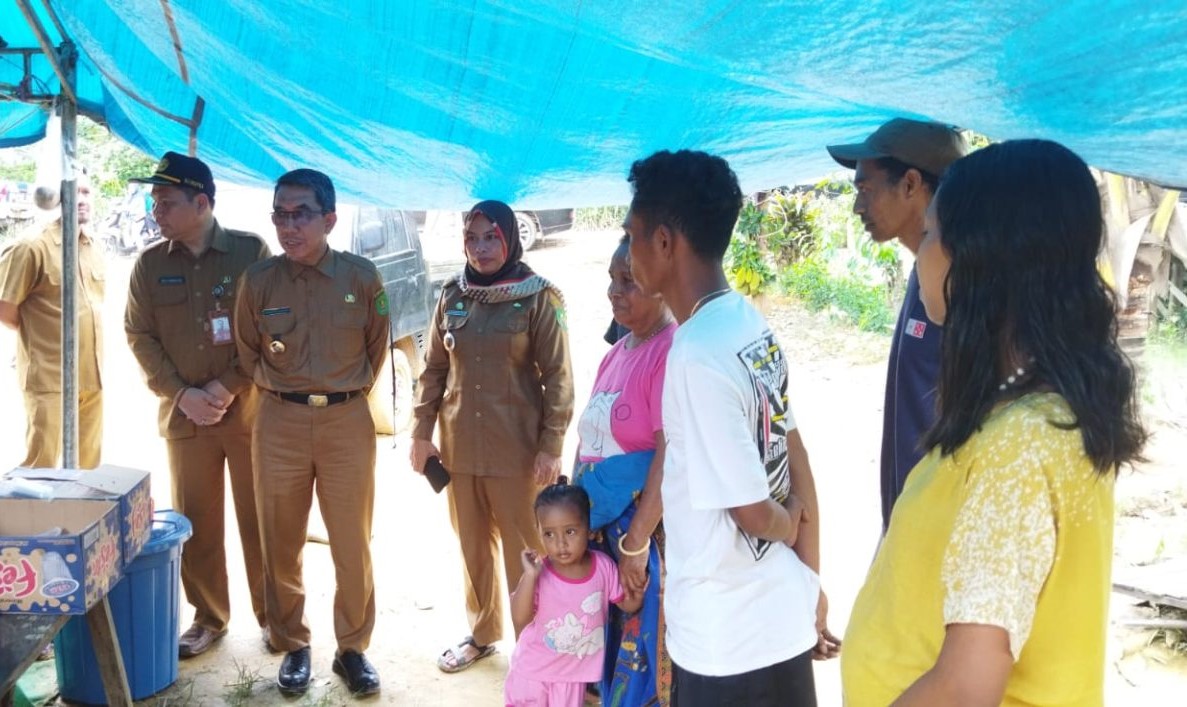 Bupati Kutim Sambangi Korban Kebakaran di Ranpul