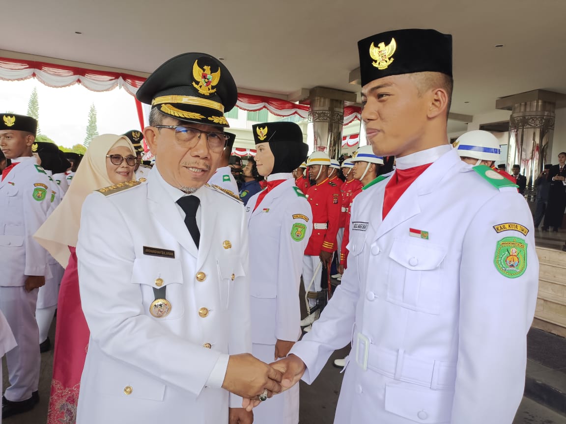 Bangga dan Haru, Pelajar Sandaran Jadi Paskibraka HUT RI ke-78