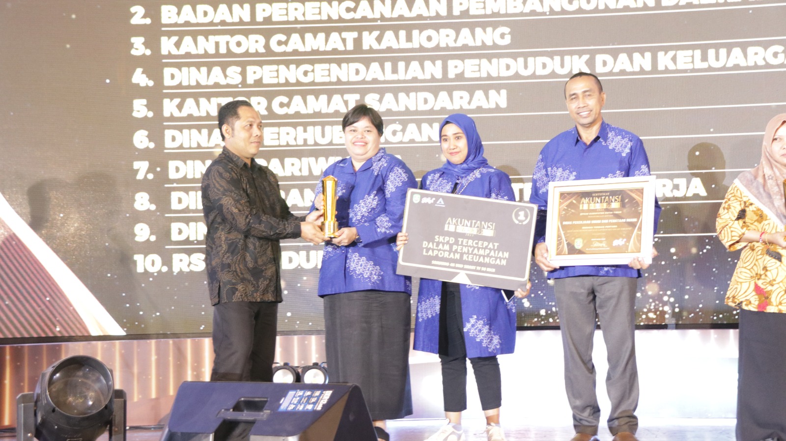 Pemenang Akutansi Award, Bupati; Selamat dan Jangan Cepat Puas