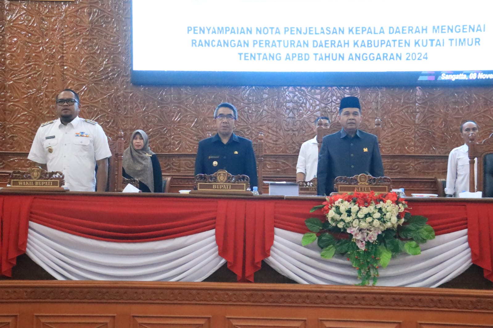 DPRD Kutim Gelar Paripurna Membahas Penjelasan Pemerintah RAPBD 2024