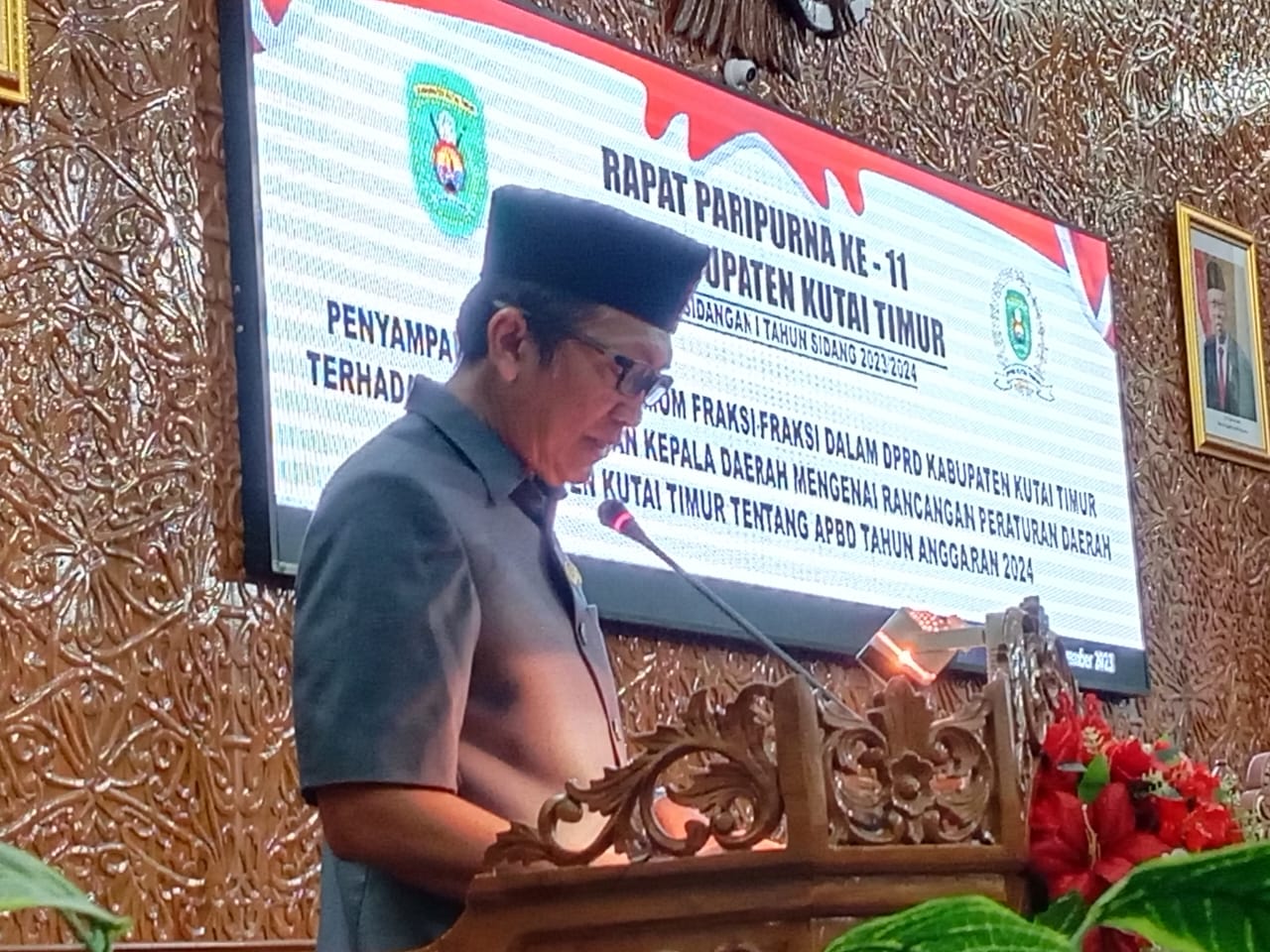 Son Hatta Bacakan Pandangan Fraksi PPP Mengenai RAPBD 2024