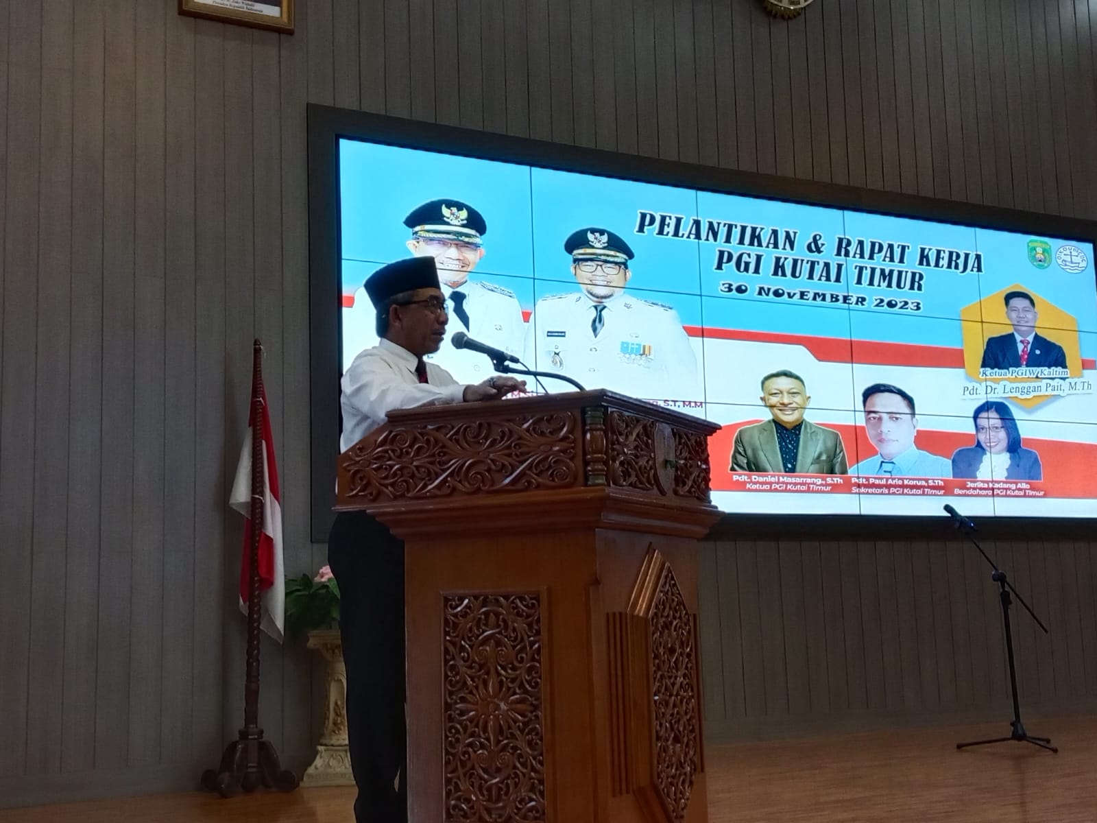Pelantikan PGI, Ini Pesan Bupati Kutim
