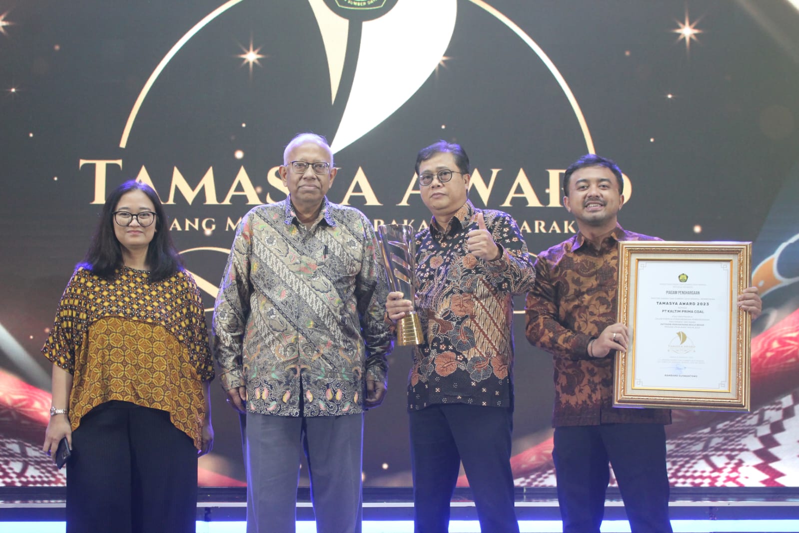 KPC Raih Tamasya Award Dari Kementrian ESDM