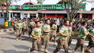 Jaga Kebugaran, Satpol PP Kukar Gelar Pembinaan Fisik