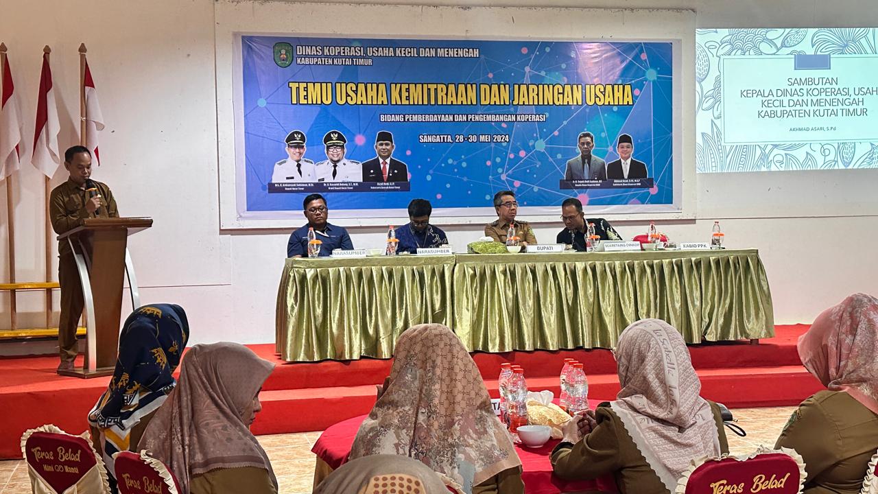 Bupati Hadiri Bimtek Usaha Kemitraan Dinas Koperasi