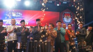 KPU Kukar Resmi Launching Tahapan Pilkada, ‘Si Teda’ Jadi Maskot