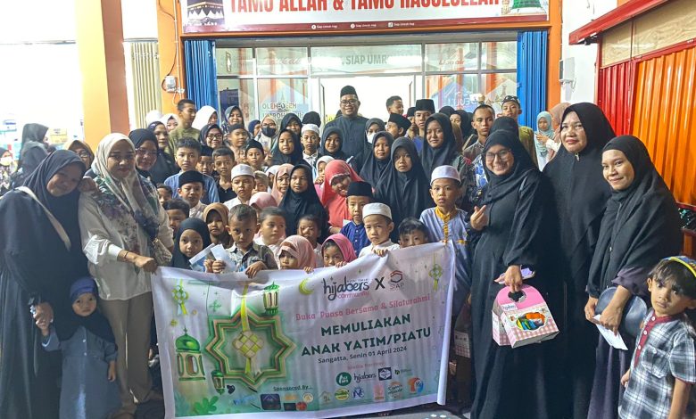 Bukber Dengan Hijabers, Wabup Santuni 50 Anak Yatim