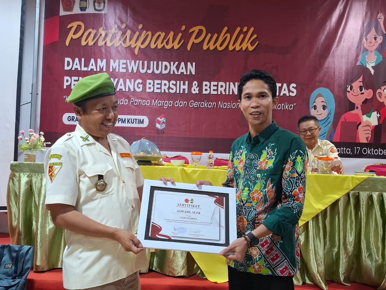 Wujudkan Pemilu Bersih, Ketua Bawaslu Kutim Apresiasi Agenda PPM dan Granat