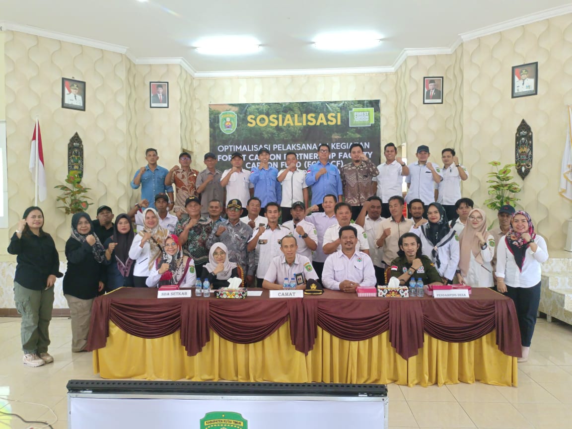 Pemkab Kutim Sosialisasikan Program Kemitraan Karbon Hutan