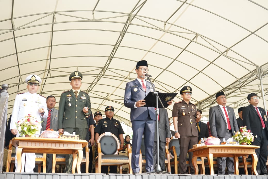 Pj Bupati Jadi Inspektur Upacara Hari Sumpah Pemuda ke 96