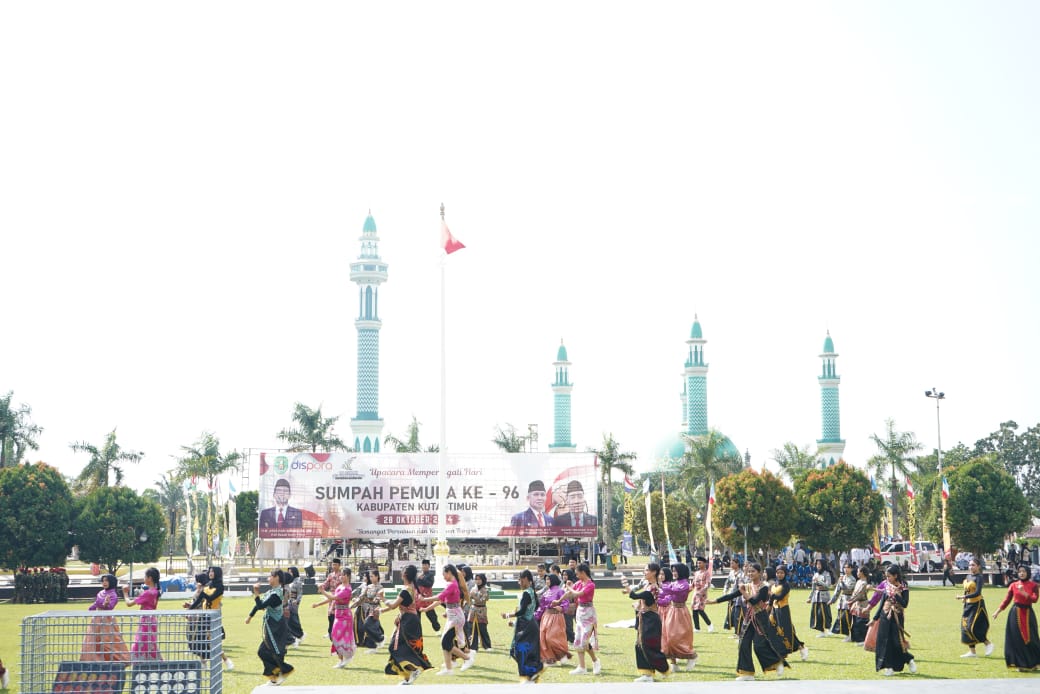 Hari Sumpah Pemuda, Pemkab Kutim Tampilkan Tarian Kolosal Sanggar TKB