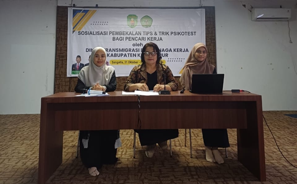 Disnaker Kutim Gelar Sosialisasi Career Preparation