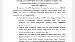 Pemkab Kutim Resmi Umumkan SKD CPNS