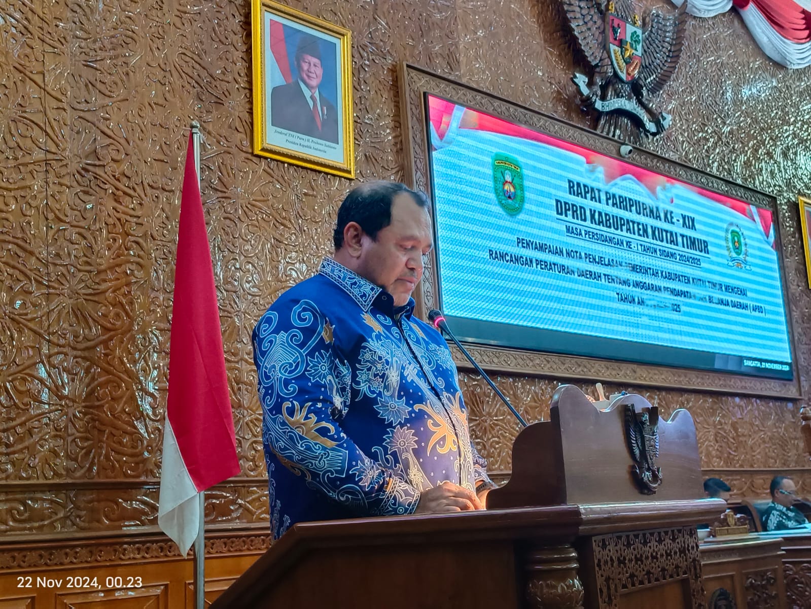 Nota Pengantar APBD Kutim 2025, Proyeksi Hingga 11 Triliun Rupiah
