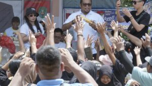 Kampanye Terbatas, Kasmidi Bulang Sapa Warga Kongbeng