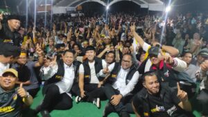 Kampanye 4 titik, KB-Kinsu Disambut Ribuan Simpatisan