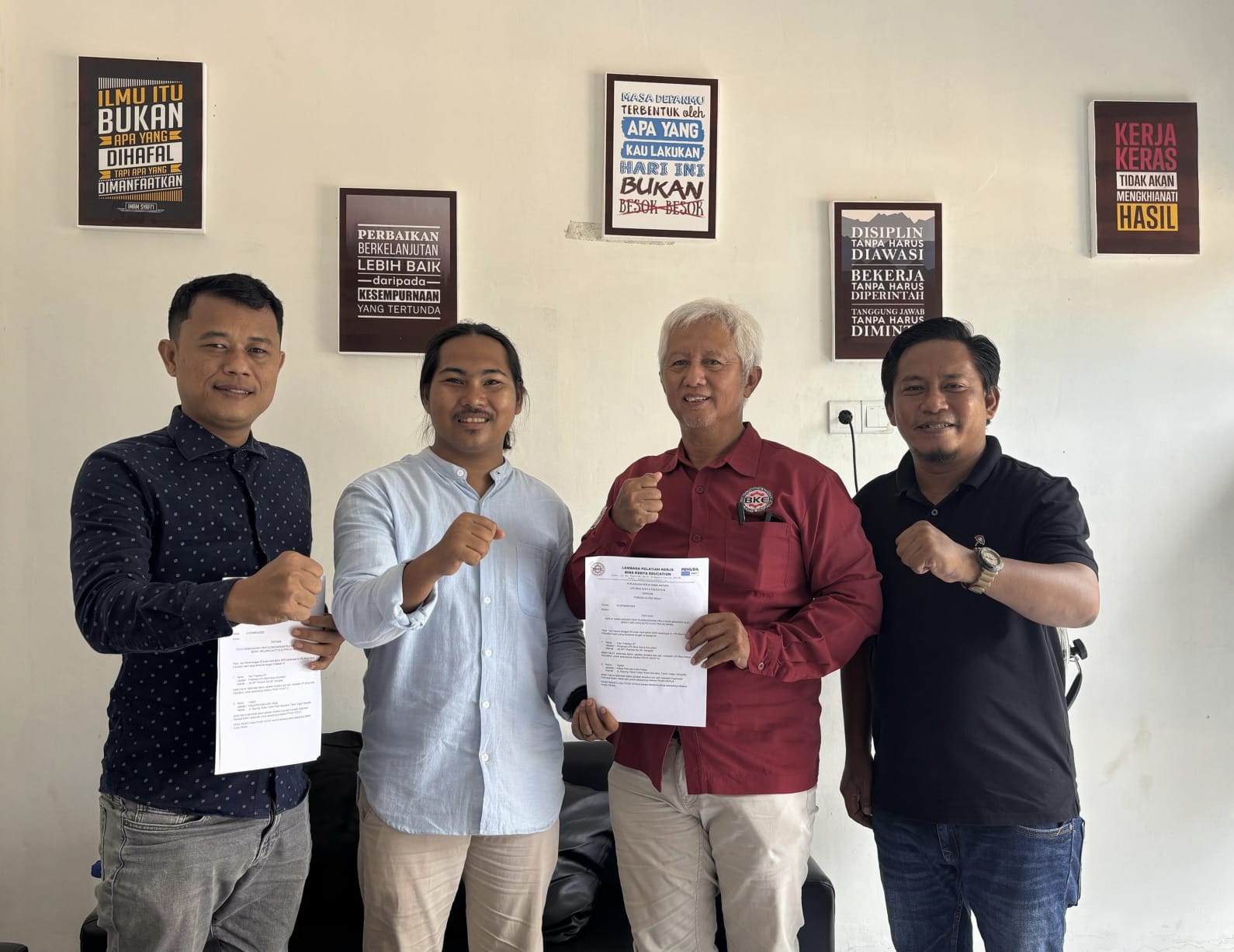 Perkuat Kompetensi Masyarakat, Pemuda Kutim Hebat Jalin Kerjasama Dengan LPK BKE
