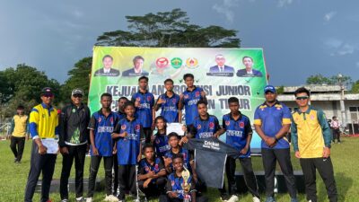 Criket Putra Kutim Raih Emas Kejuprov Junior Kaltim 2025