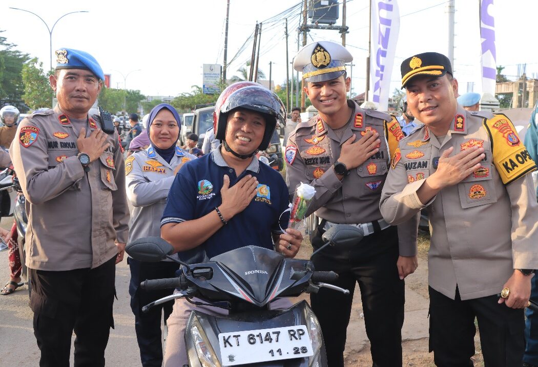 Polres Kutai Timur Gencarkan Razia Operasi Patuh Mahakam 2025