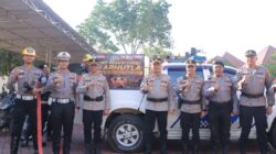 Polres Kutim Gelar Apel Sapras Karhutla