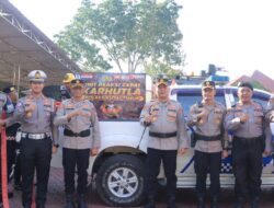 Polres Kutim Gelar Apel Sapras Karhutla