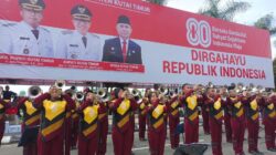 HUT RI ke-80, Marchind Band Waditra Prima YPPSB Tampil Memukau