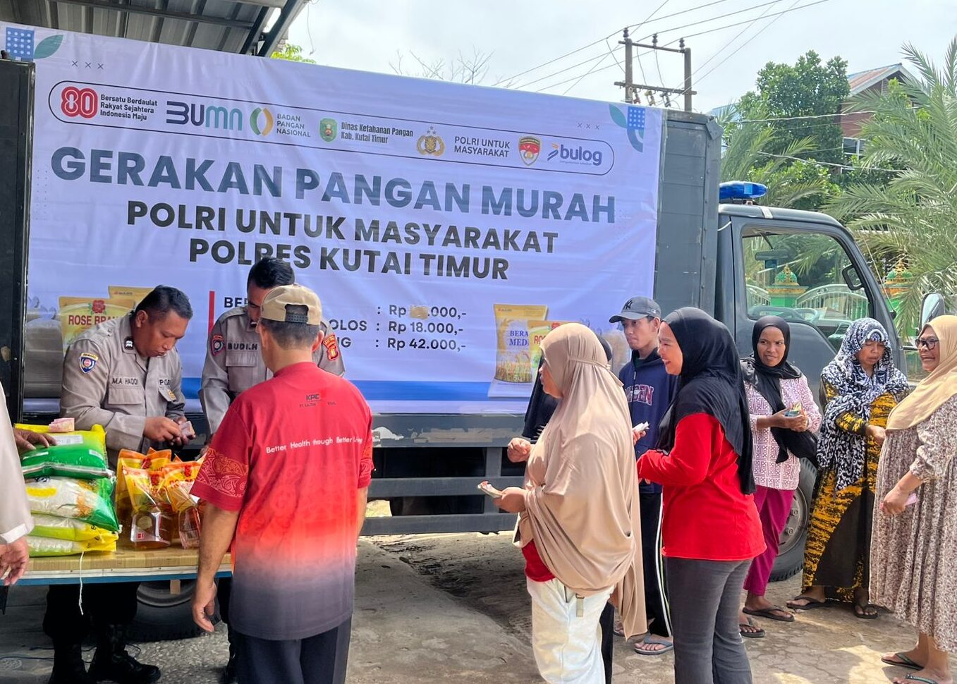 Program GPM, Polres Kutim Sasar Warga Rantau Pulung