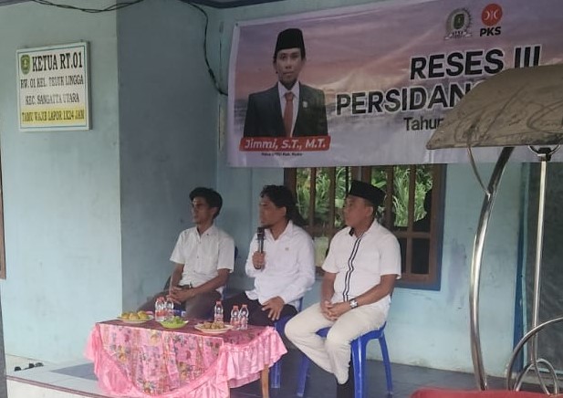Tampung Aspirasi Warga, Ketua Jimmi Reses di Gang Barito