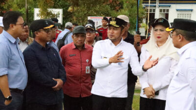 Direktur Perumdam Suparjan Sambut Gubernur Kaltim di IPA Kudungga