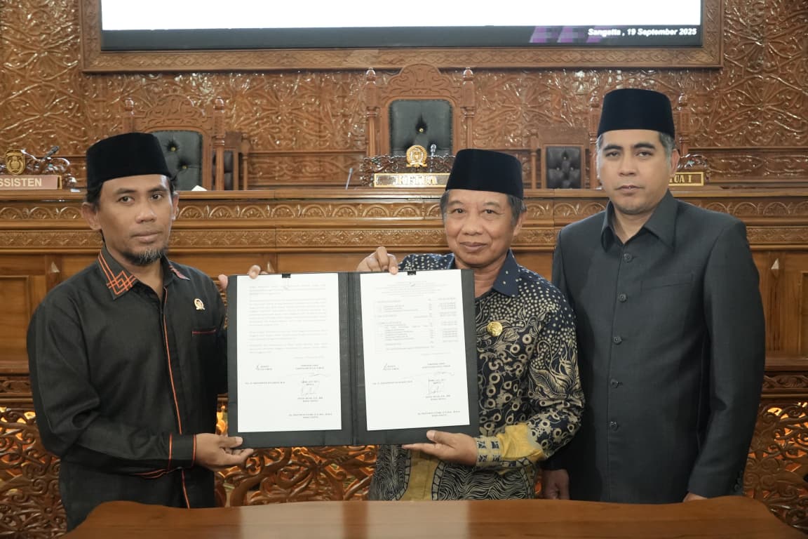 Kutim Sahkan KUA-PPAS 2025, Belanja Daerah Capai 9,9 Triliun