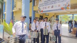1.413 Siswa SMP Negeri 1 Sangatta Utara Nikmati MBG