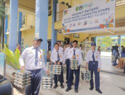 1.413 Siswa SMP Negeri 1 Sangatta Utara Nikmati MBG