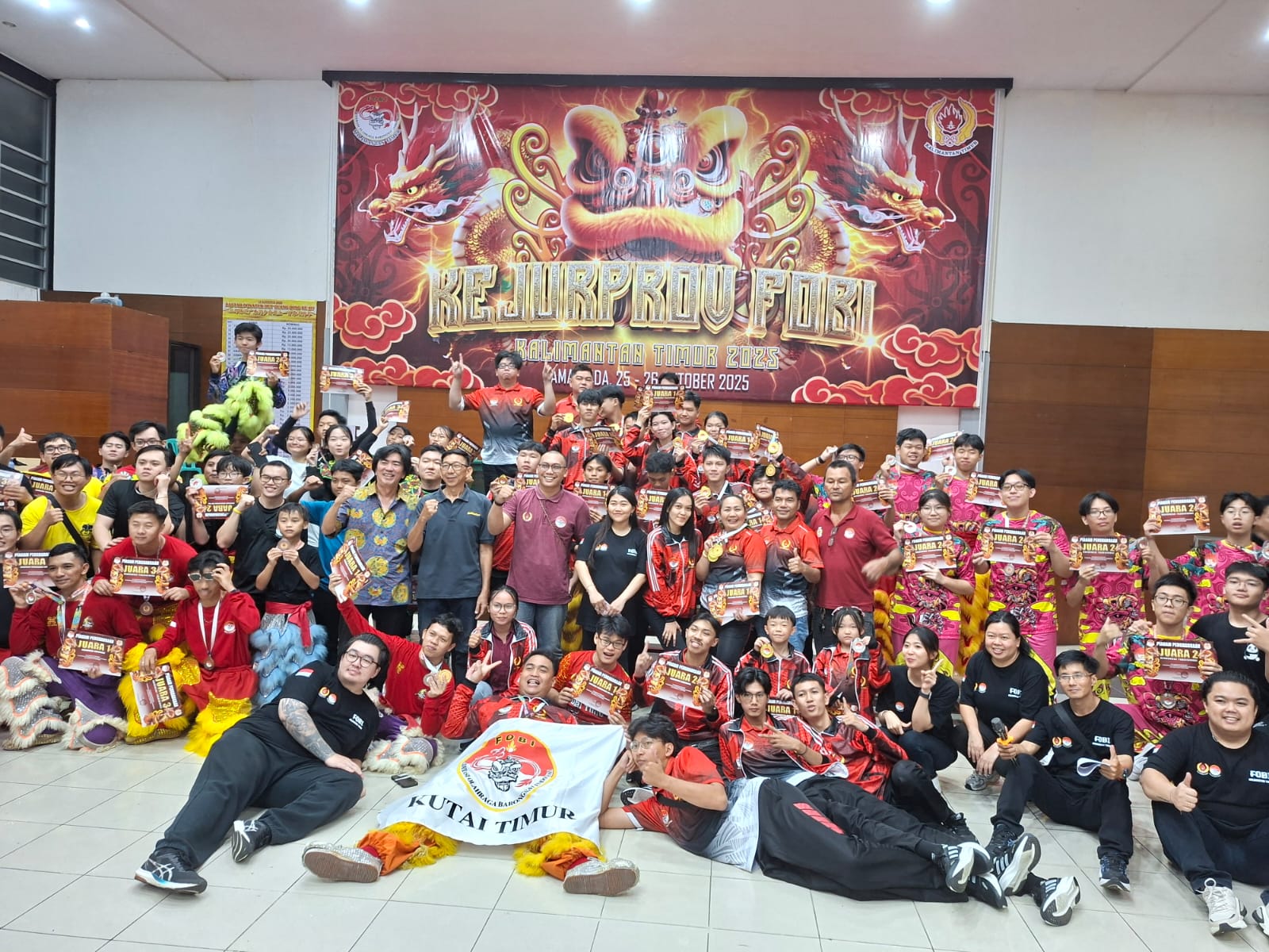 Lampaui Target, Tim Barongsai Kutim Raih 8 Emas Dalam Kejuprov FOBI 2025 1 Lampaui Target, Tim Barongsai Kutim Raih 8 Emas Dalam Kejuprov FOBI 2025