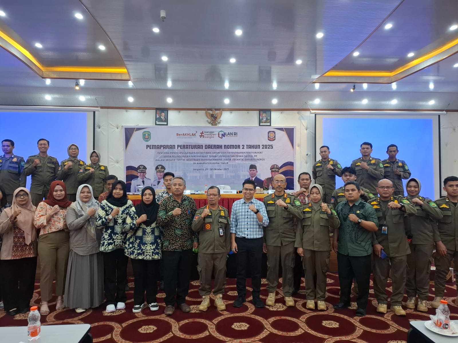 Satpol PP Kutim Gelar Sosialisasi Perda Ketertiban Umum