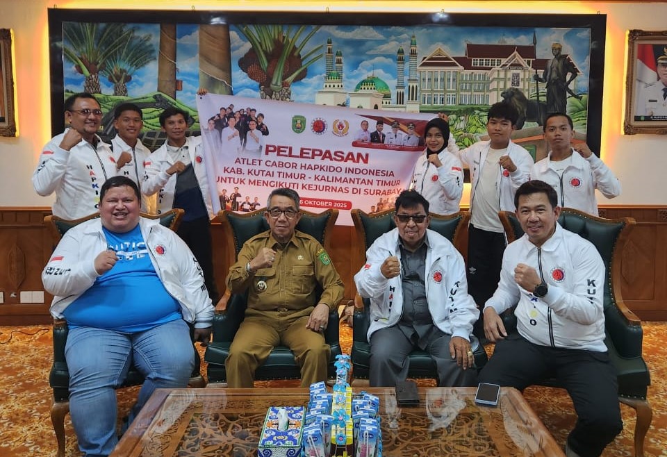 HAPKIDO Kutim Sulaturahmi dengan Bupati Ardiansyah Sulaiman