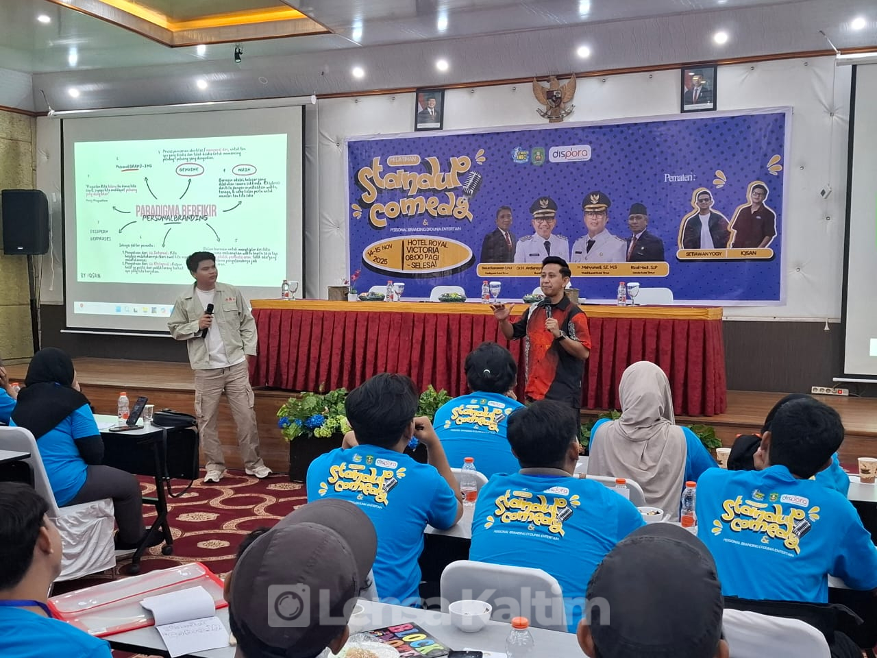 Dispora Kutim Gelar Pelatihan Stand Up Comedy