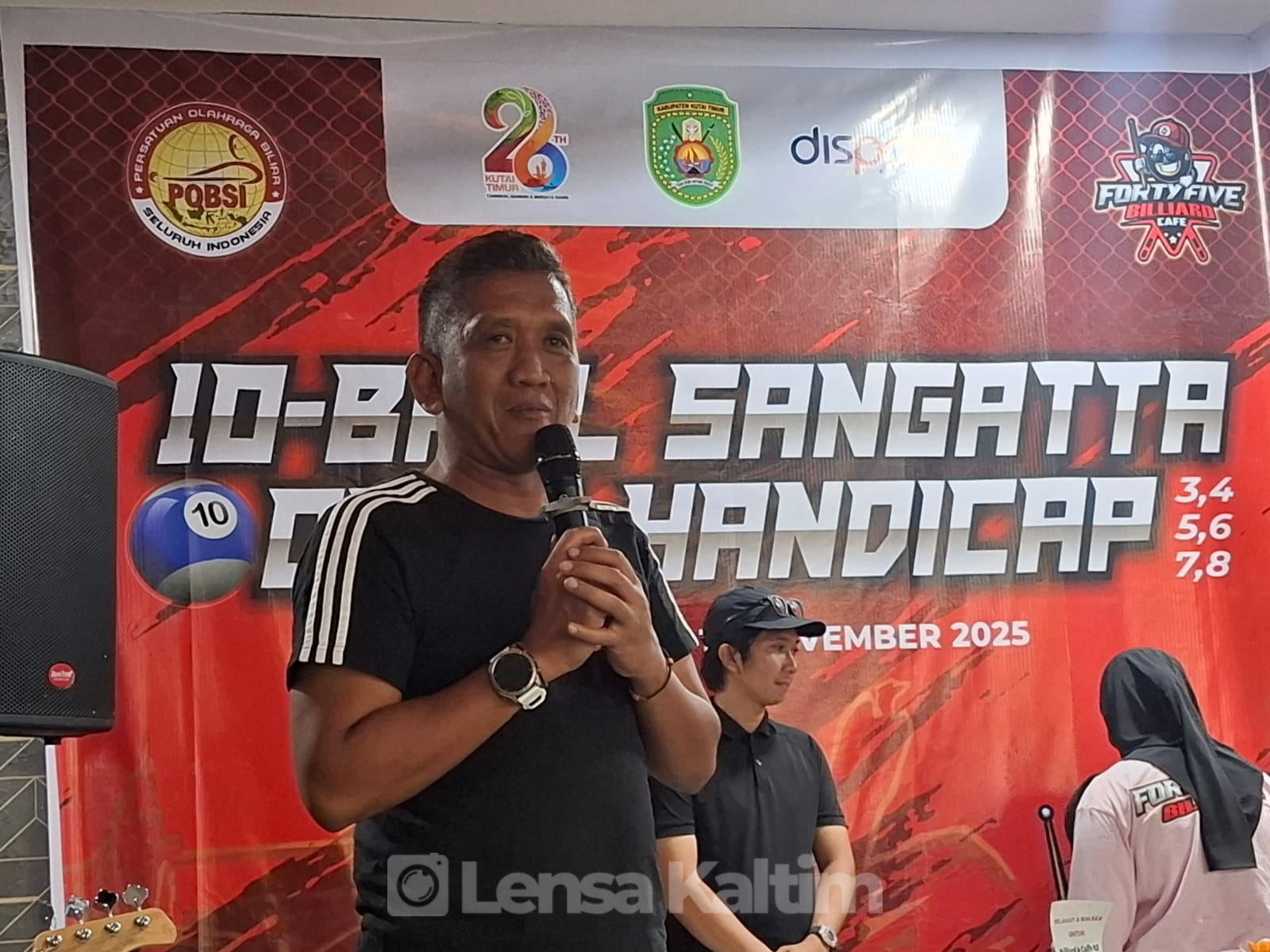 Berjalan Sukses, Ten Ball Sangatta Open Hendicap Ditutup Kadispora Kutim