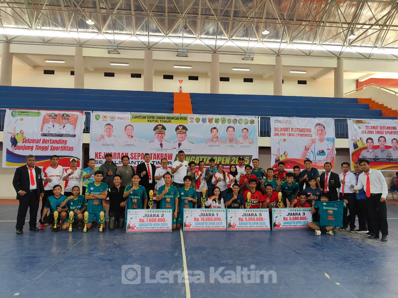 Sepak Takraw Sangatta Open 2025 Ditutup Kadispora