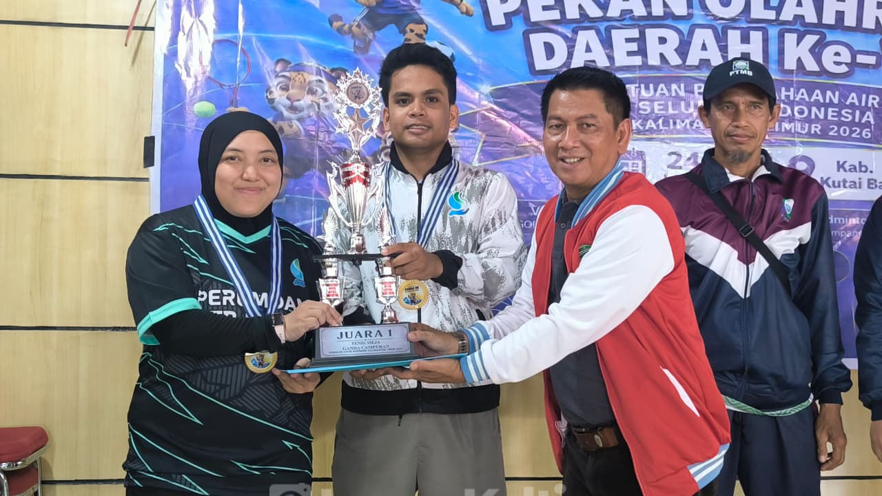 Cabor Tenis Meja, Perumdam TTB Kunci 3 Emas di Porda Perpamsi 2026