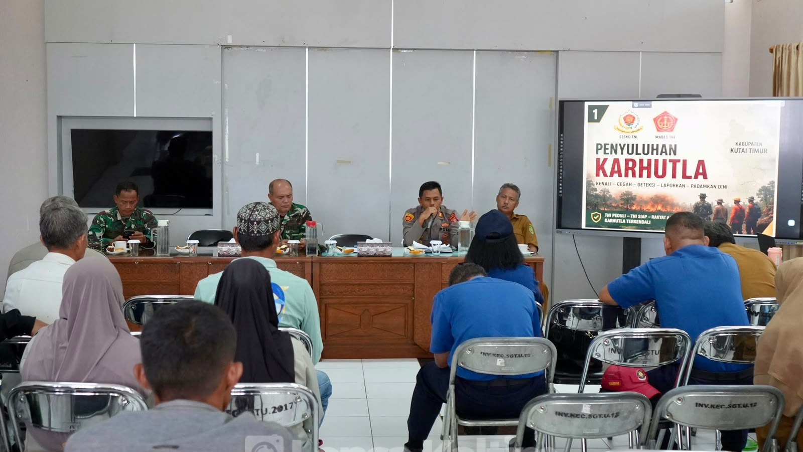 Kasus Karhutla, Polsek Sangatta Tahan Dua Pelaku