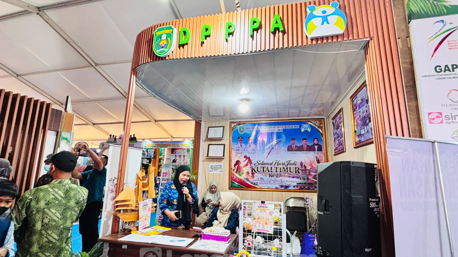 Tak Cuma Urus KDRT, Stan DPPPA Kutim di Expo Layani Curhat soal “Pelakor”