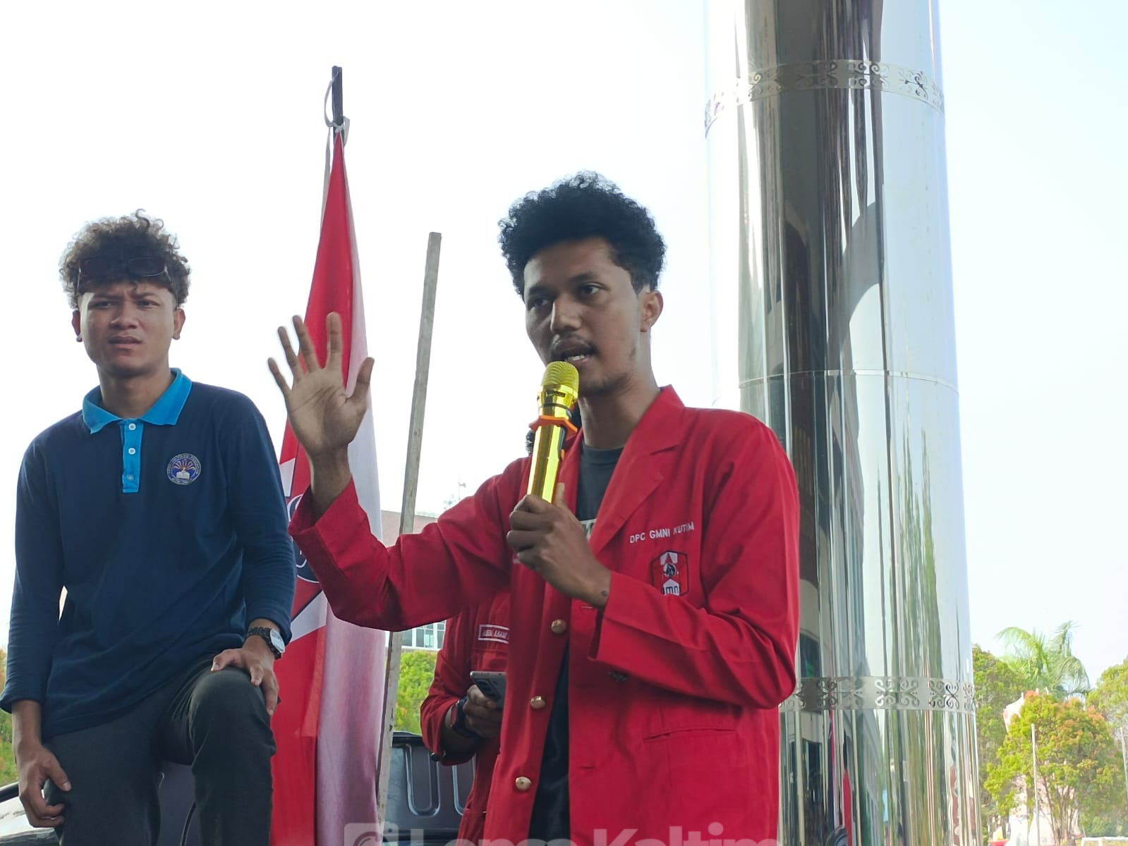 Aksi Demostrasi di DPRD Kutim, GMNI Sampaikan Empat Tuntutan