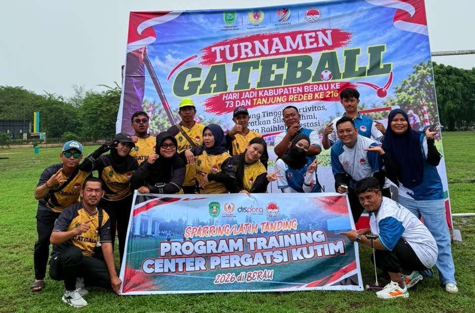 Pergatsi Kutim Bidik Juara Umum Turnamen Gateball HUT Berau ke-73