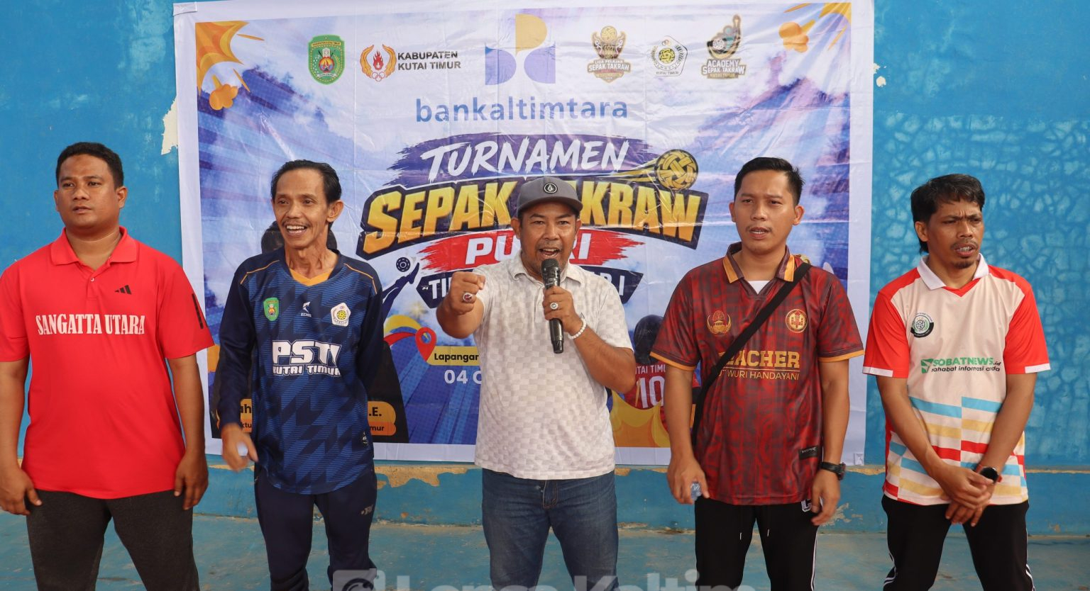 Dispora Kutim Dorong Pembinaan Atlet Putri Lewat Turnamen Sepak Takraw Pelajar